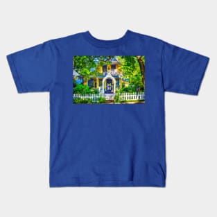 Victorian Gingerbread Cottage 11 Kids T-Shirt